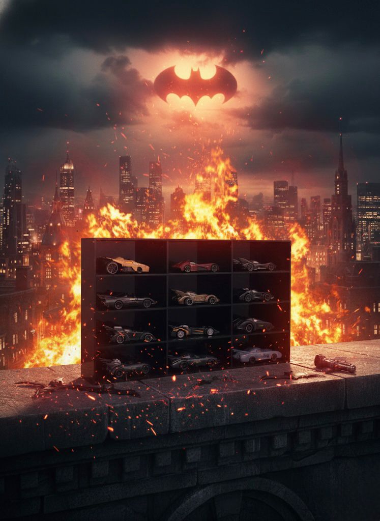 Acrylic Mini Car Display Organizer – 12 Slot Collector Shelf (Black) - Things of Art