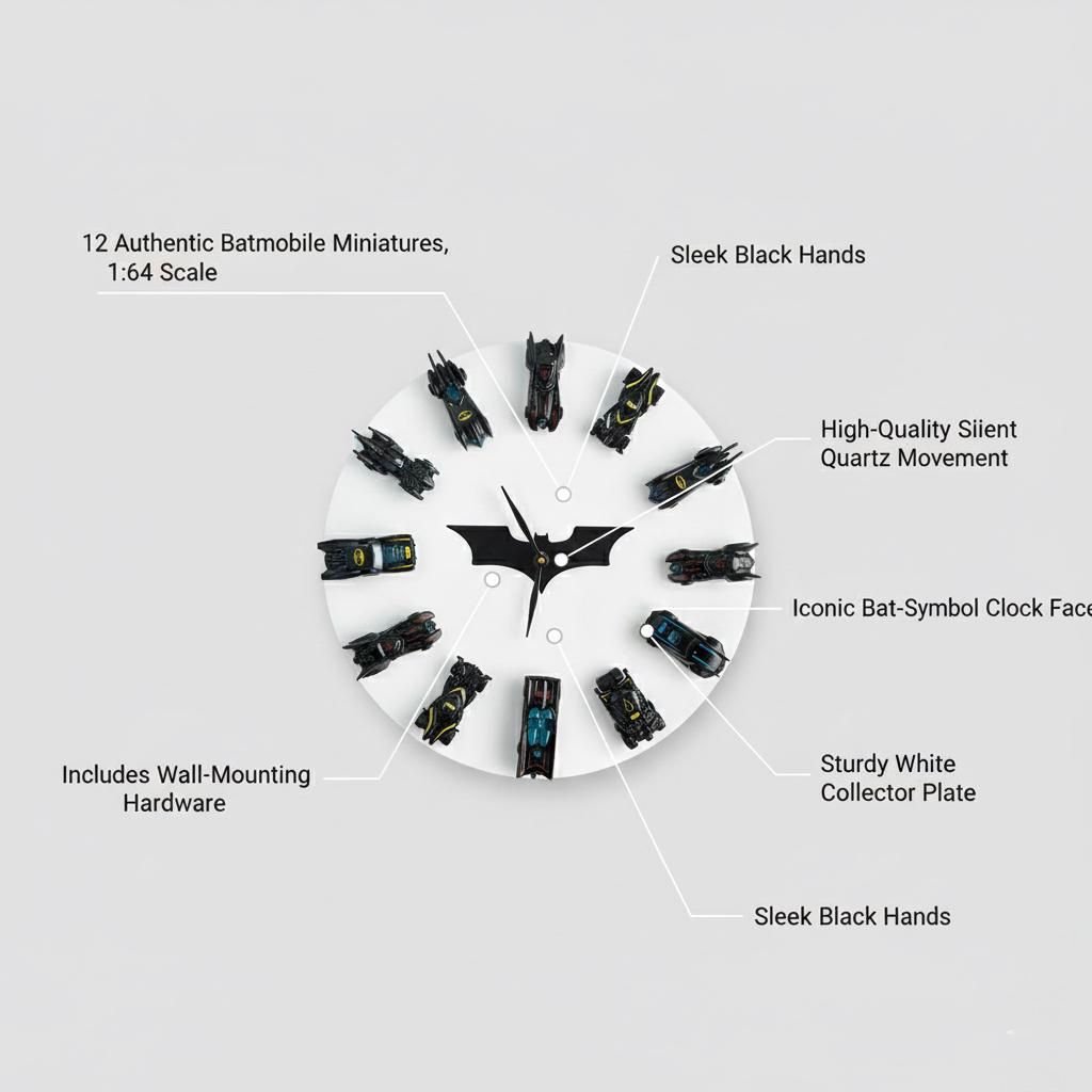 Batmobile Wall clock - Things of Art