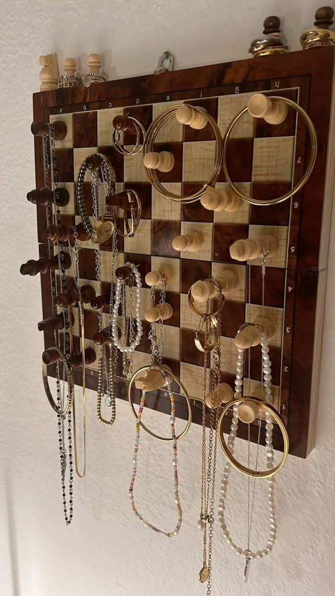 Chessboard Wall Organizer