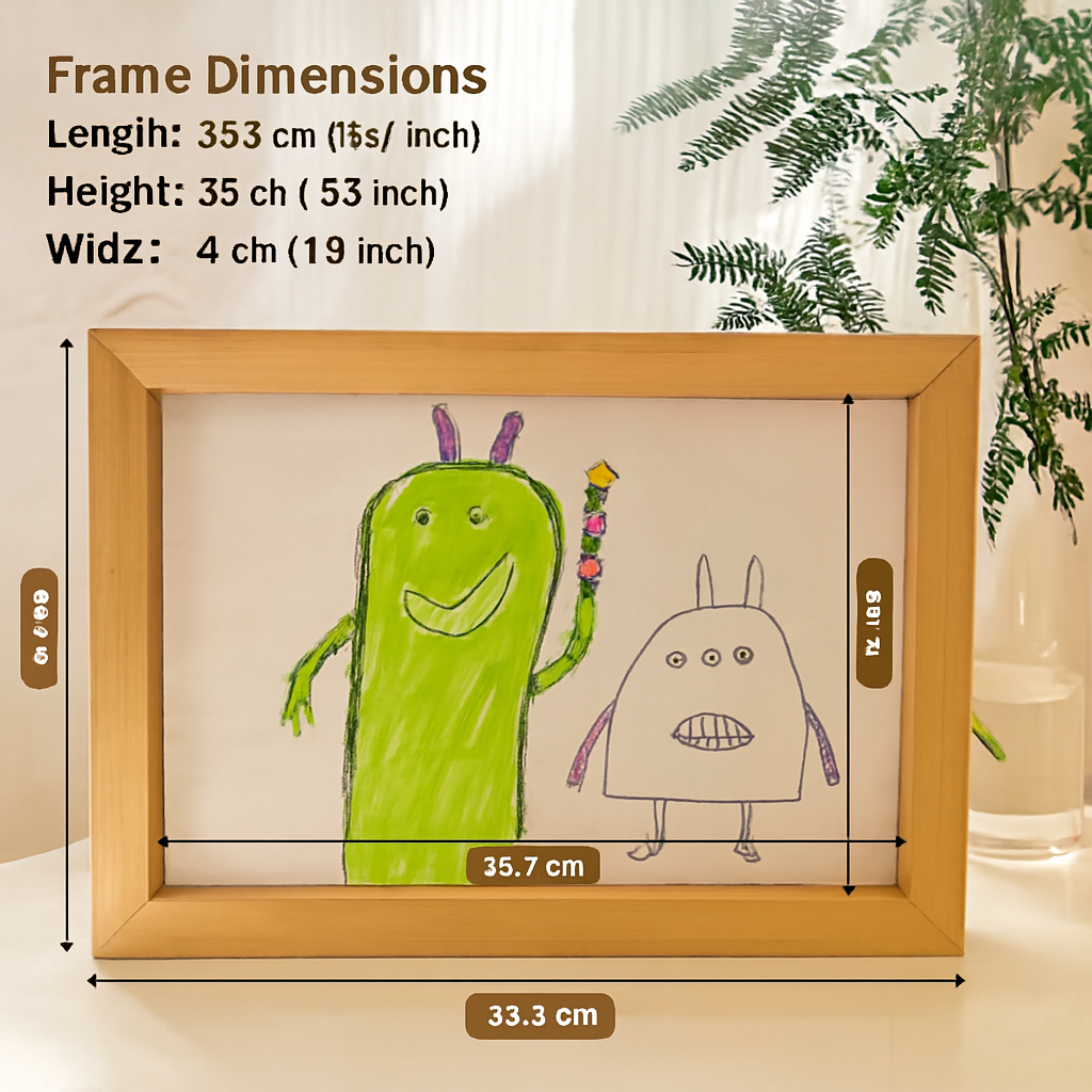 Kids' Art Frame – Display & Storage