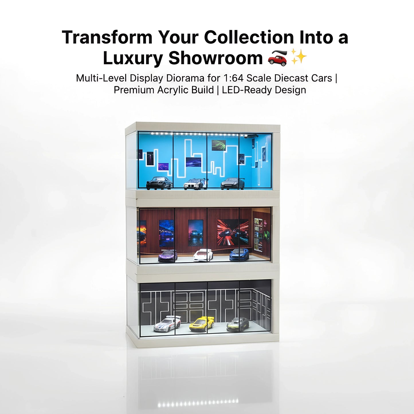 Luxury Miniature Car Showroom