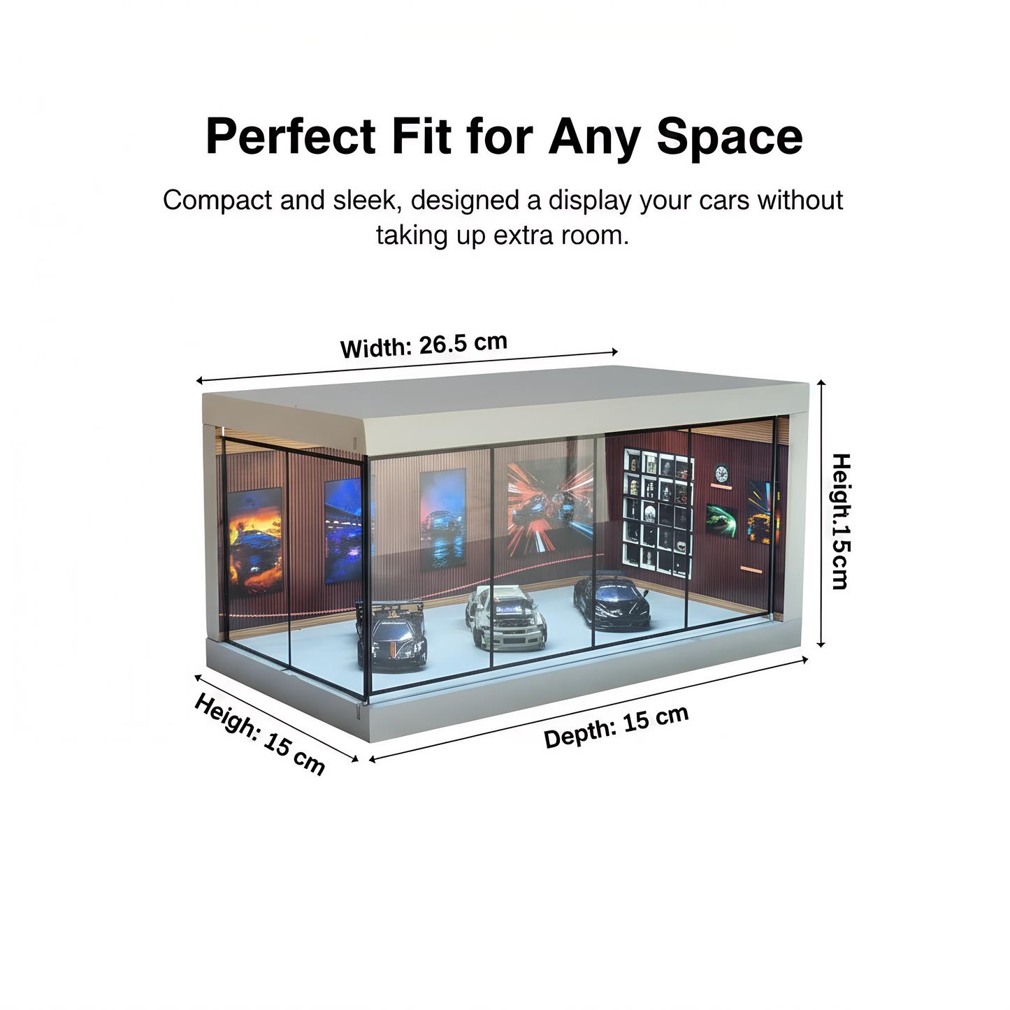 Luxury Miniature Car Showroom