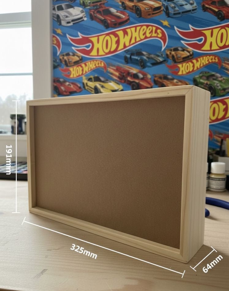 Wooden Hot Wheels & Die - Cast Car Organizer 12 Slot (Without Light) - Things of Art