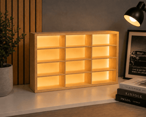 Wooden Light Up Hot Wheels Organizer - Things of Art